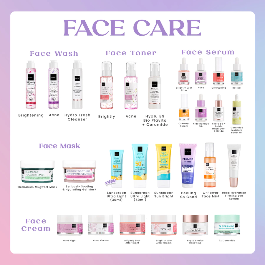 Scarlett Whitening Face Care Satuan - Gambar 2