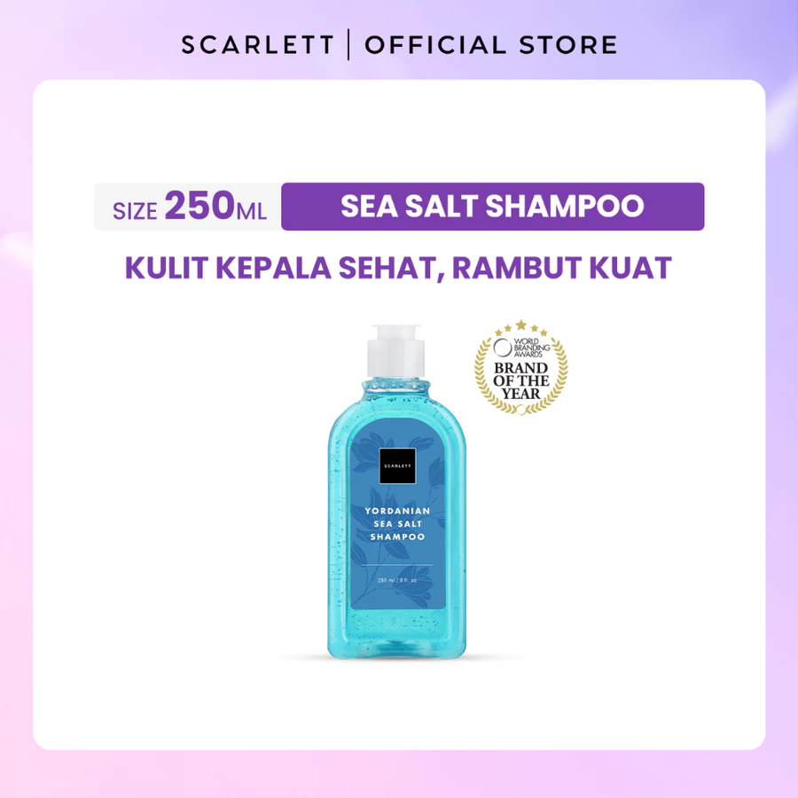 Scarlett Whitening Hair Scalp and Volumizing Sea Salt Shampoo